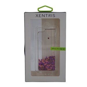 Xentris Glitter Case for iPhone 5c – Stylish Sparkle Hard Shell Cover